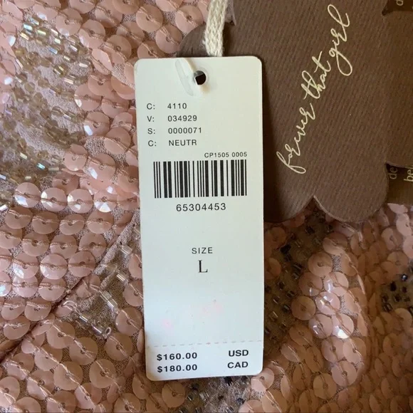 Anthologies Sequin V-Neck Alluring & Stylish Top - Picture 7 of 8